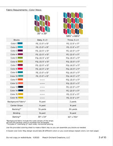 Striped Jewel PDF Quilt Pattern - Digital Download