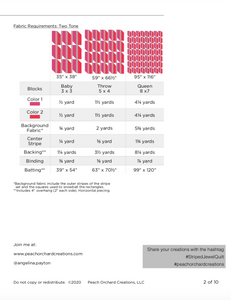 Striped Jewel PDF Quilt Pattern - Digital Download
